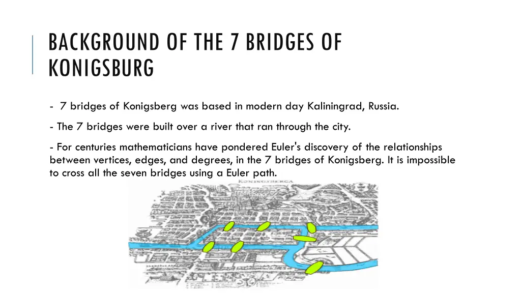 background of the 7 bridges of konigsburg