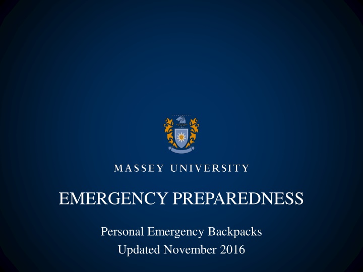 emergency preparedness