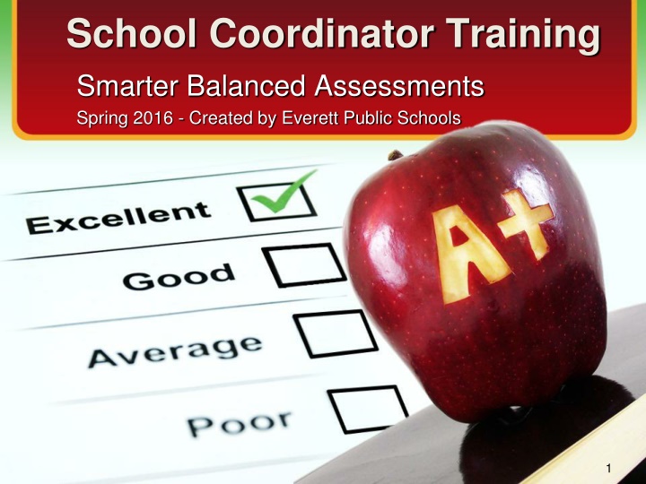 school coordinator training smarter balanced