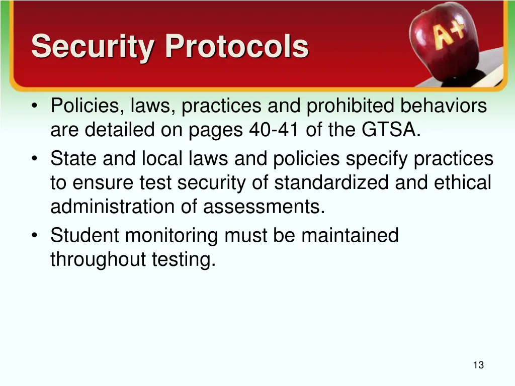 security protocols