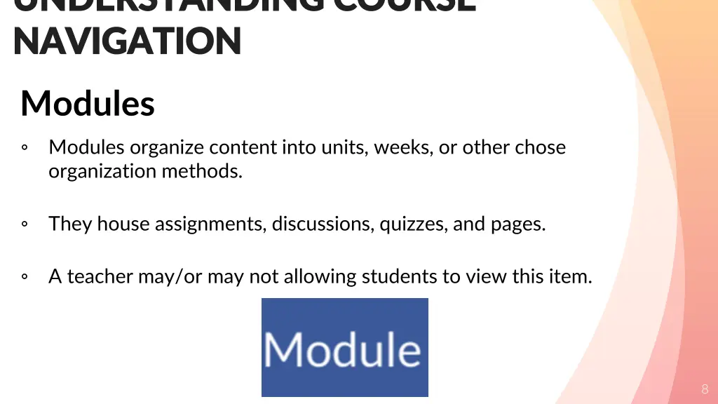 understanding course understanding course