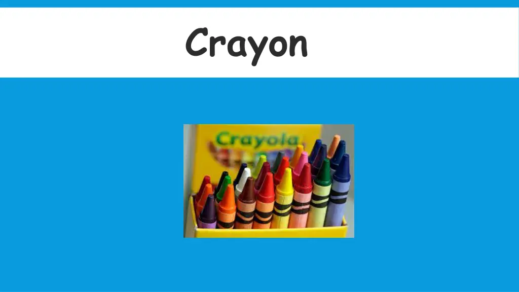 crayon