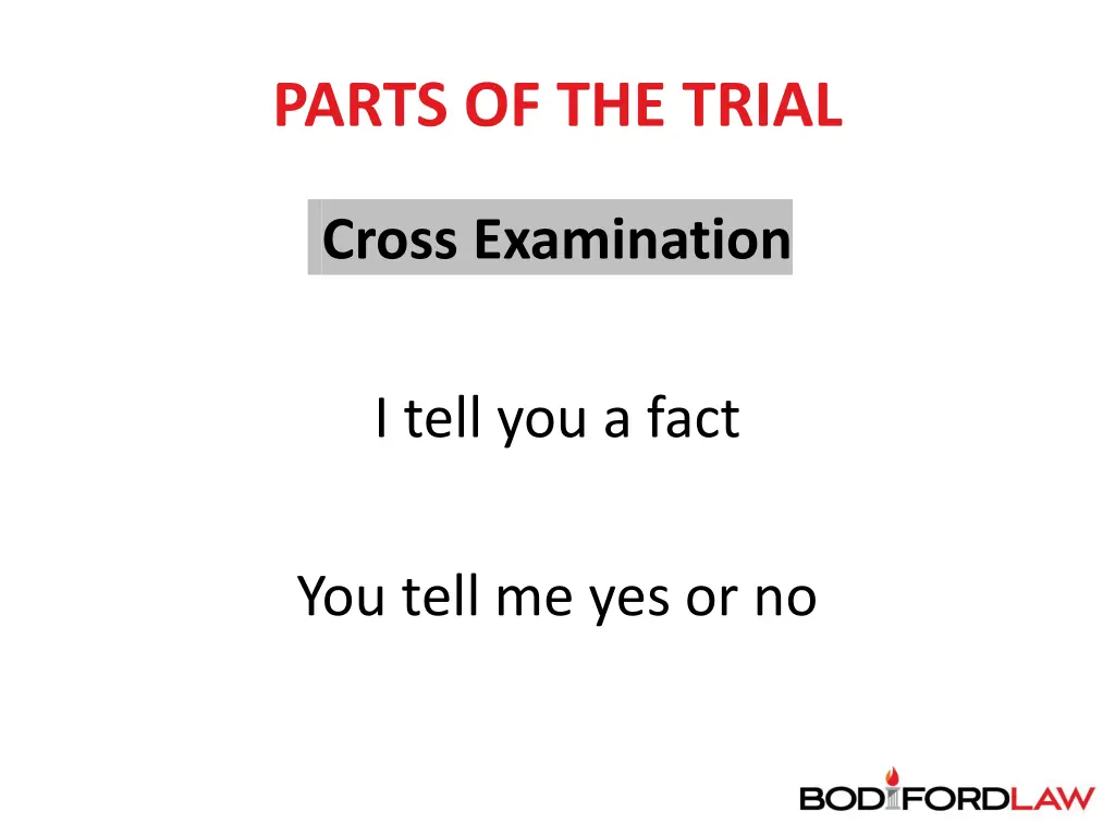 parts of the trial 2