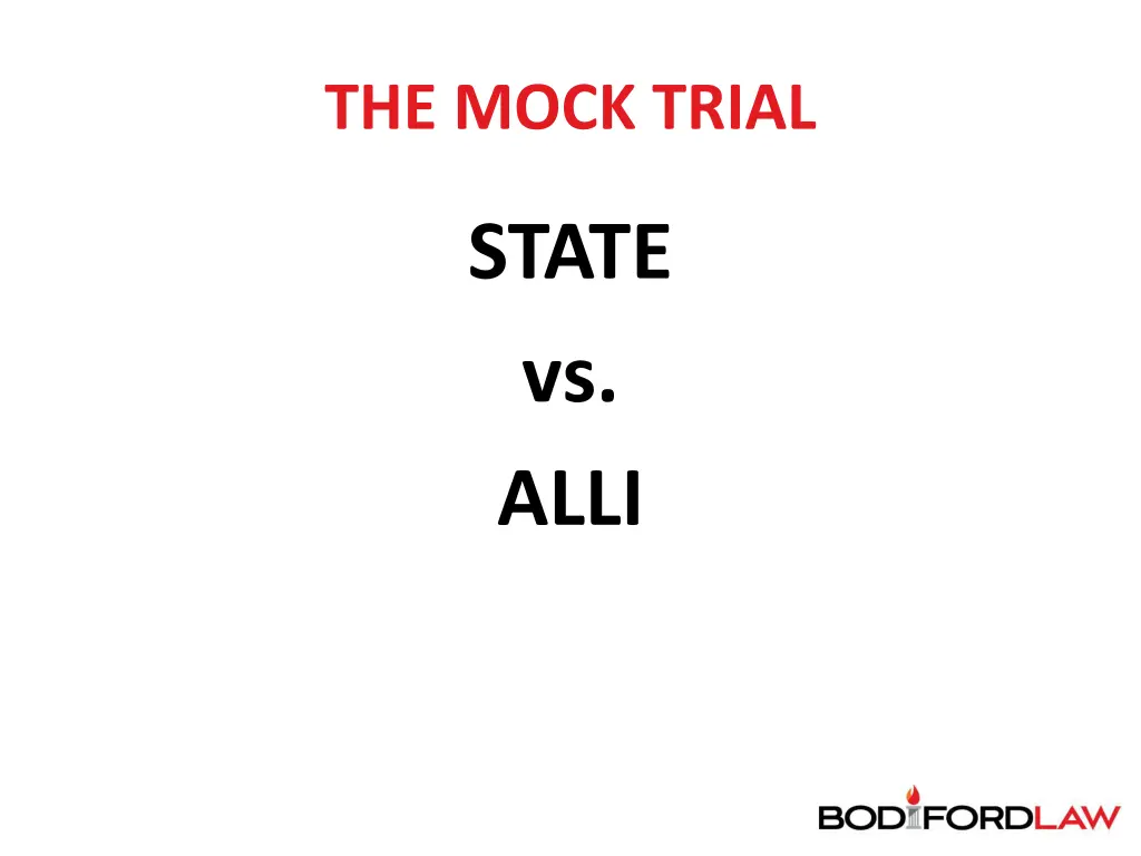 the mock trial