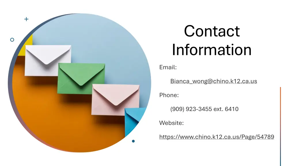 contact information