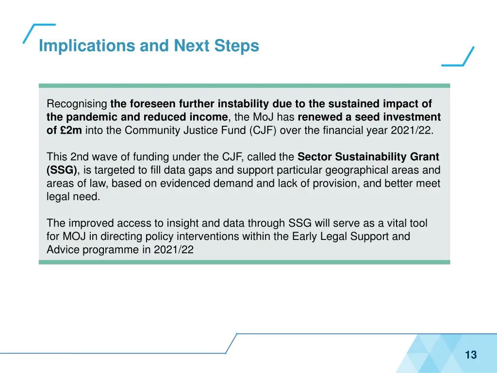 implications and next steps 1