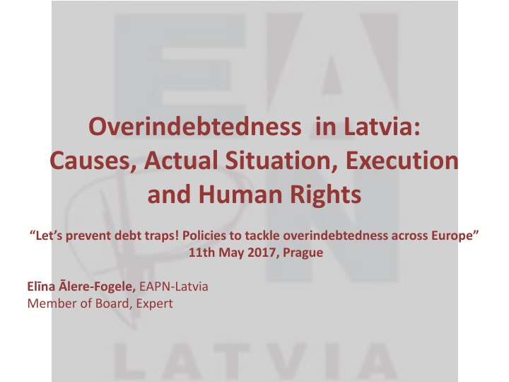 overindebtedness in latvia causes actual