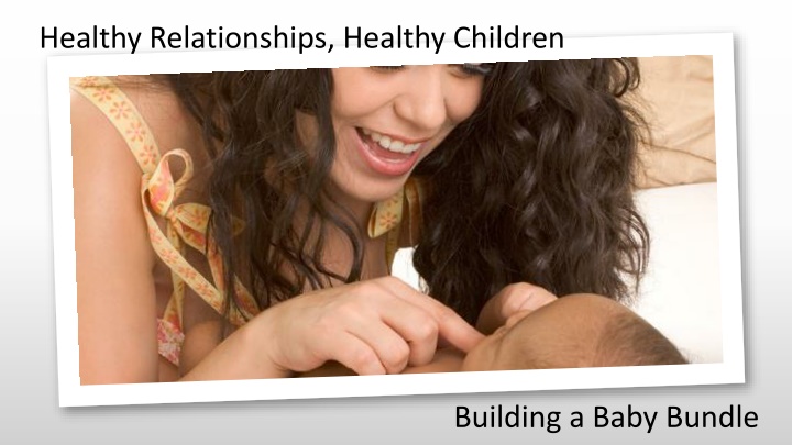 healthy relationships healthy children