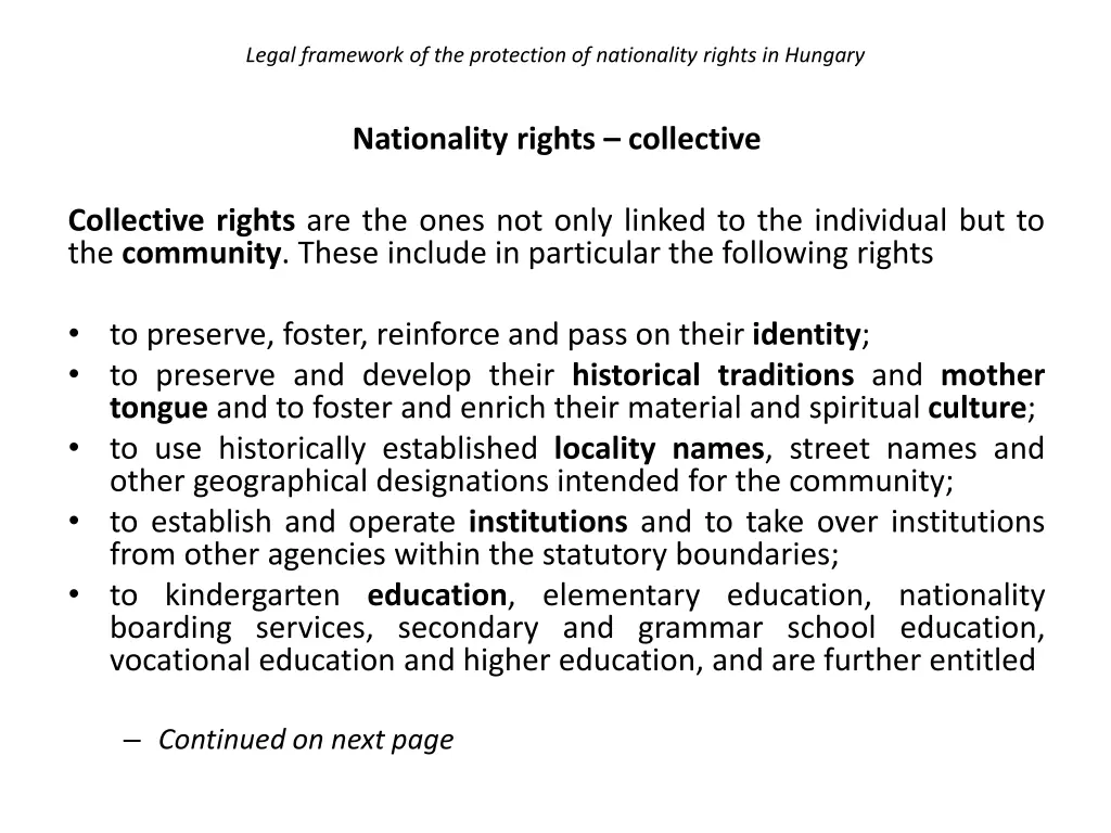 legal framework of the protection of nationality 12