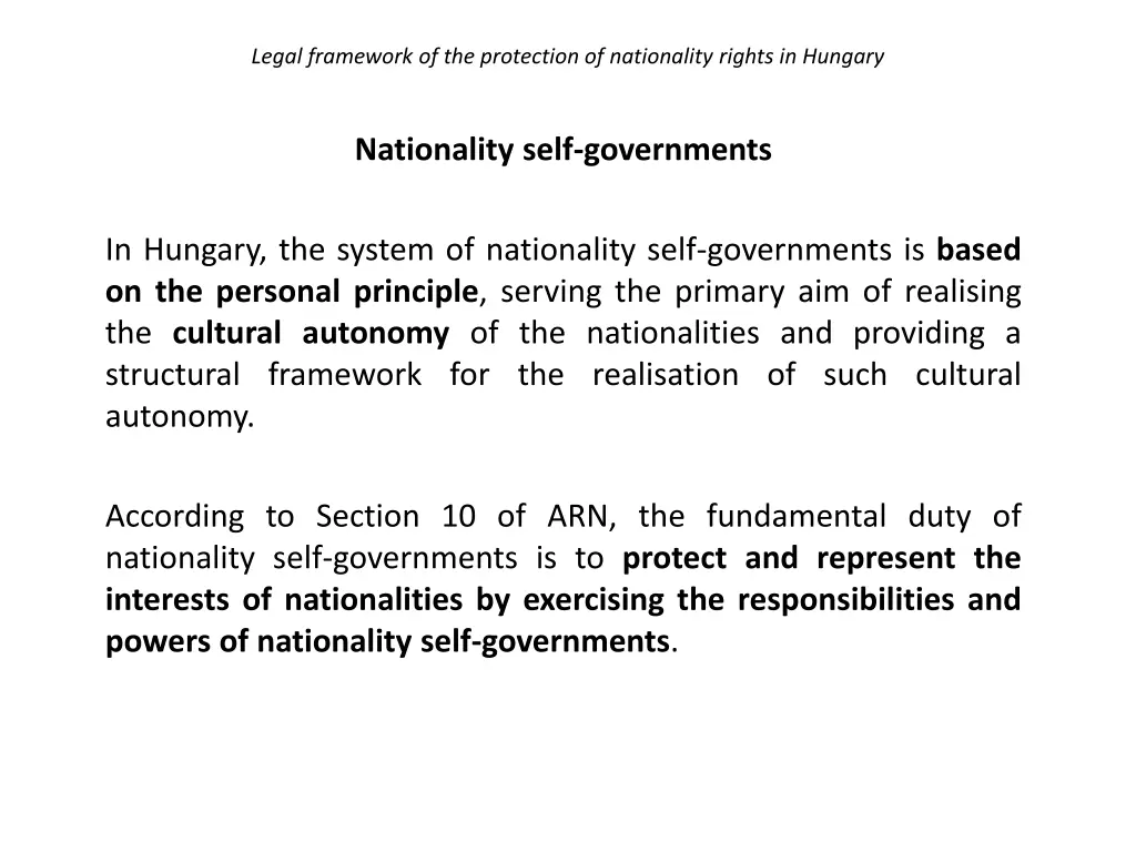 legal framework of the protection of nationality 26