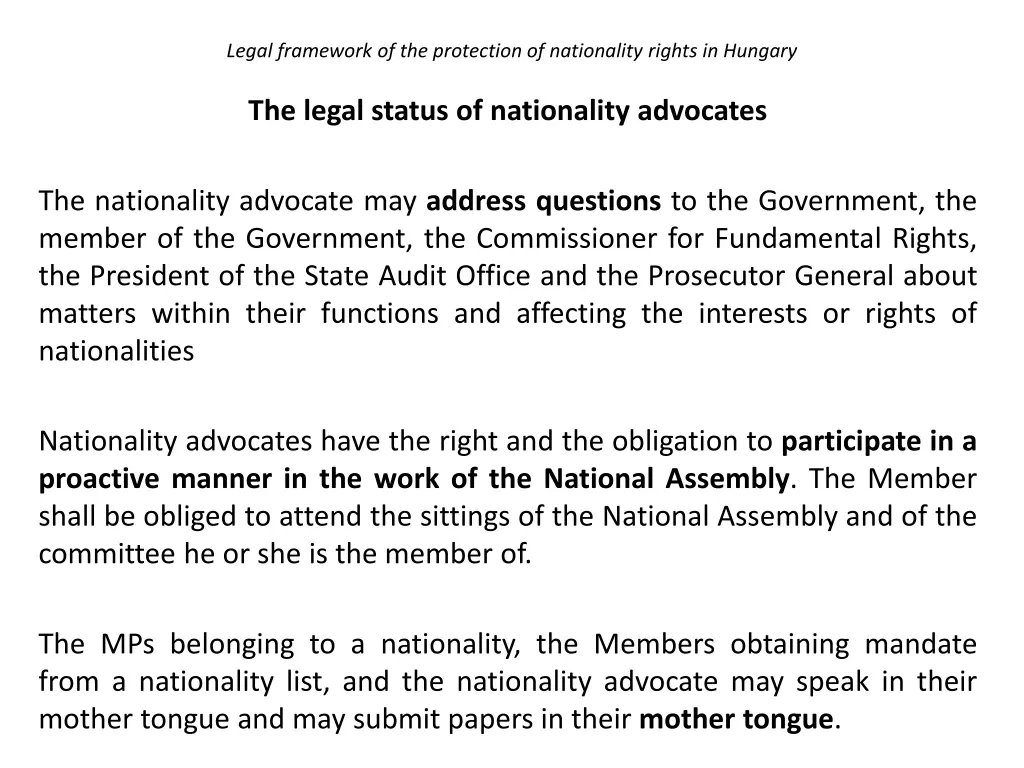 legal framework of the protection of nationality 32