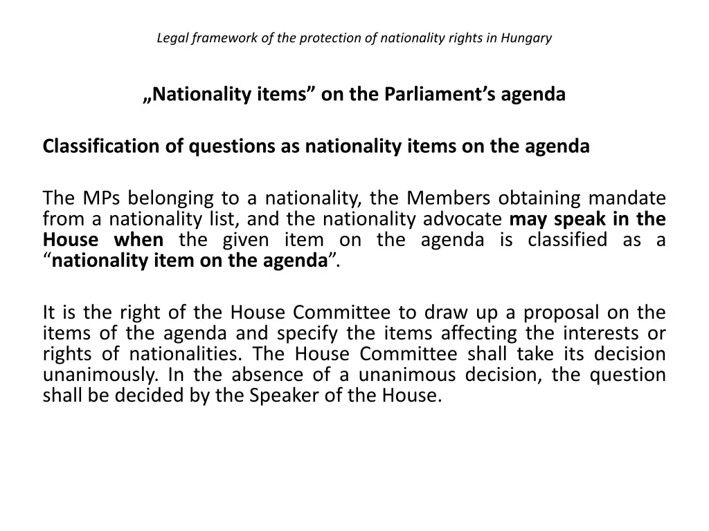 legal framework of the protection of nationality 33