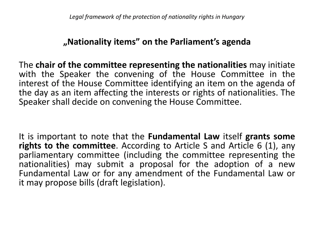 legal framework of the protection of nationality 34