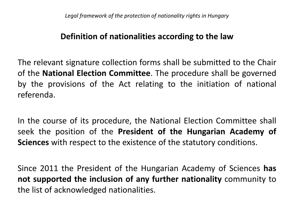 legal framework of the protection of nationality 9