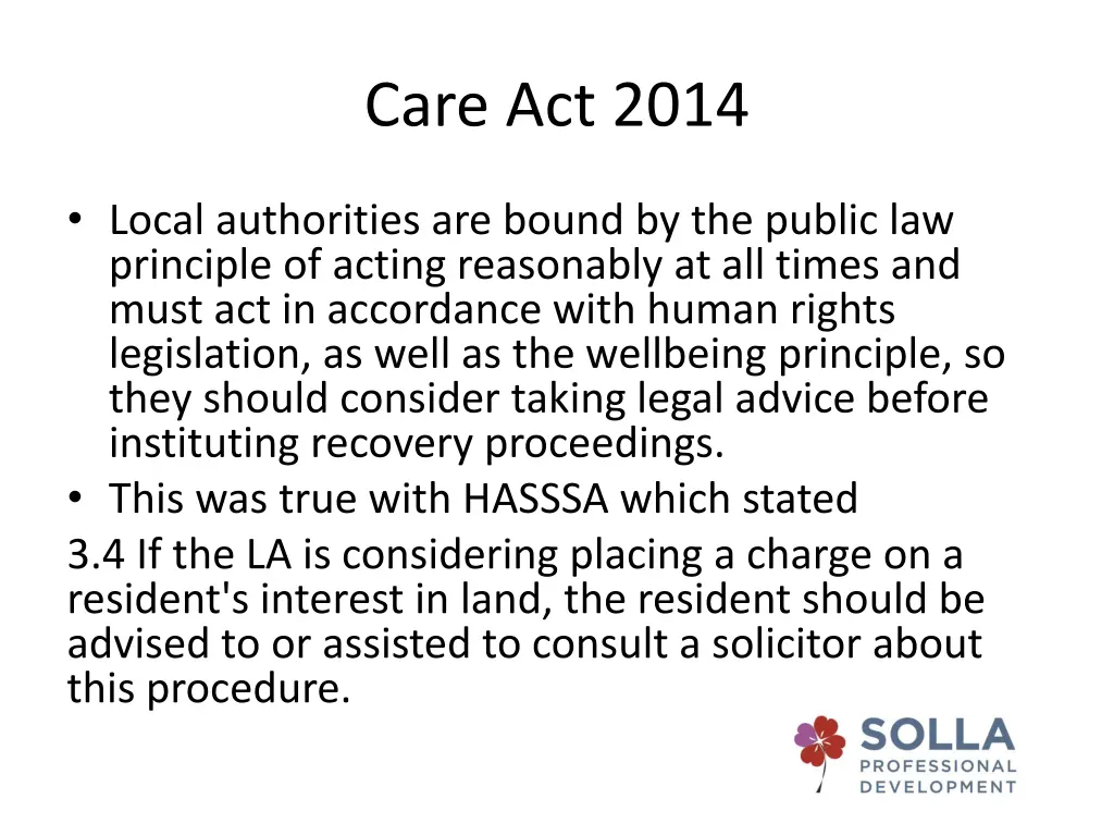 care act 2014