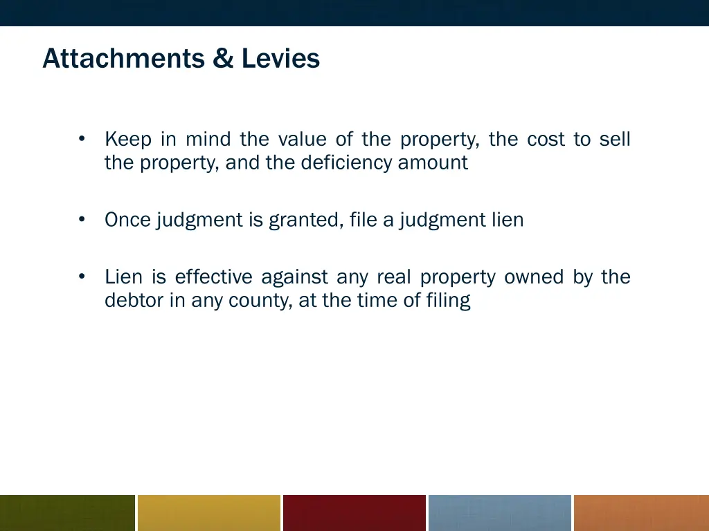 attachments levies 2