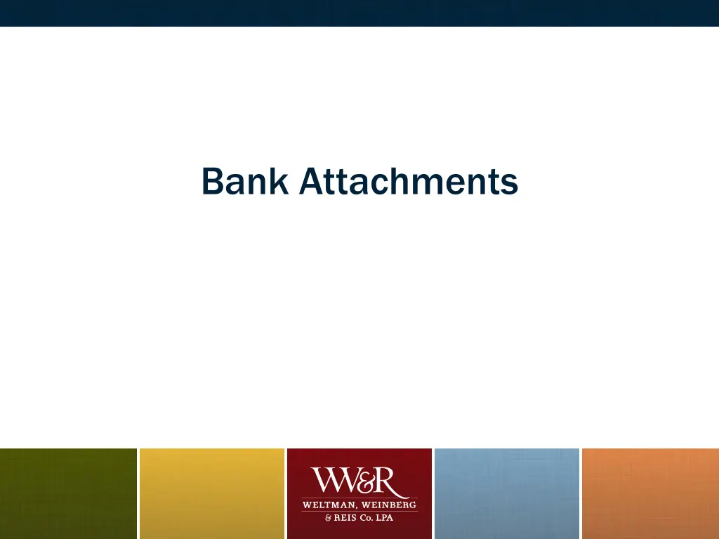 bank attachments