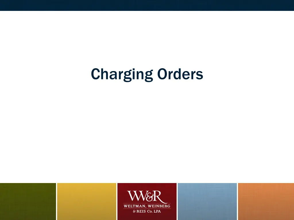 charging orders