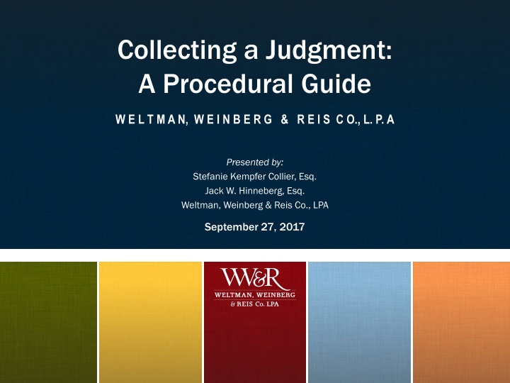 collecting a judgment a procedural guide