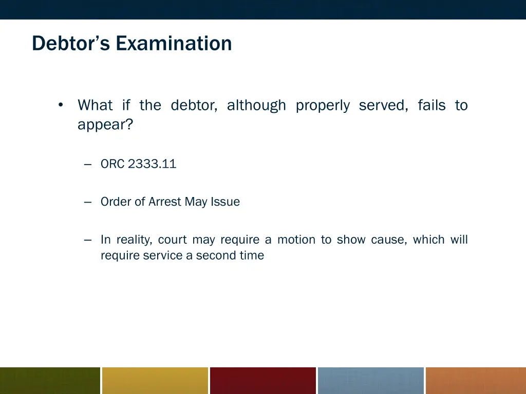 debtor s examination 1