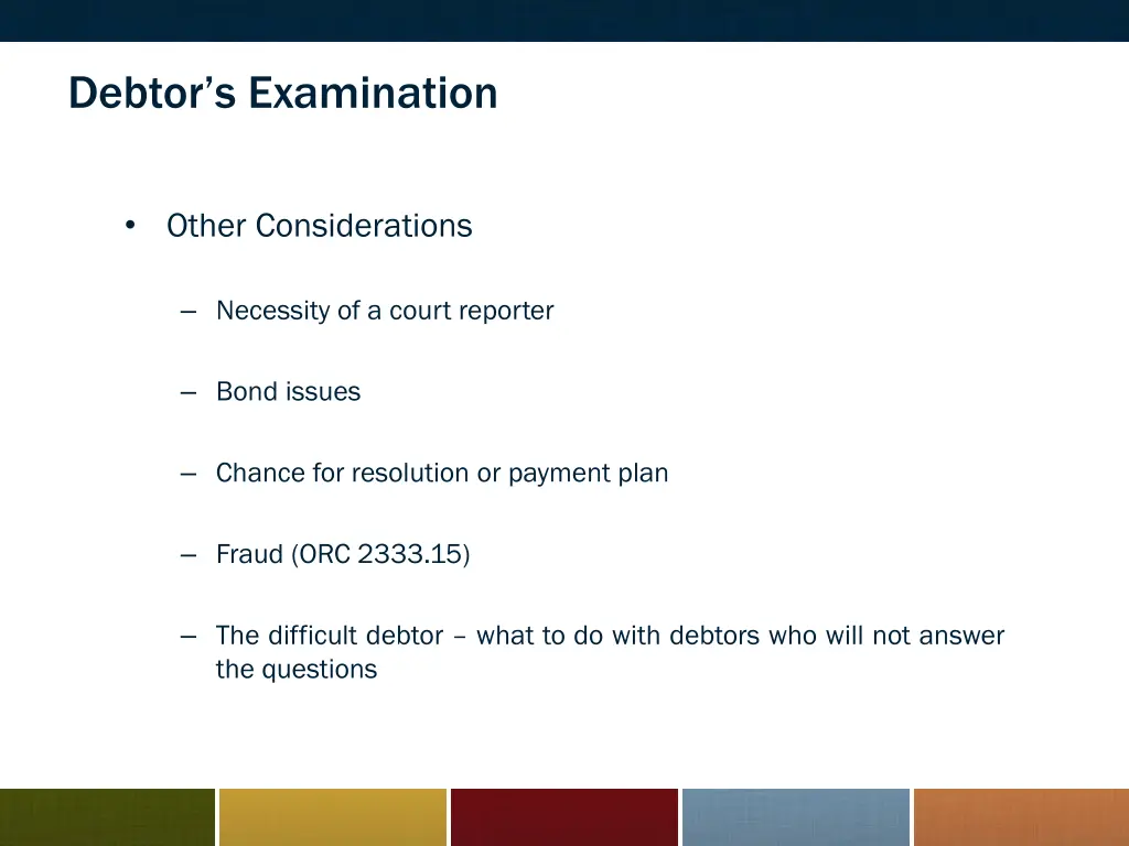 debtor s examination 2