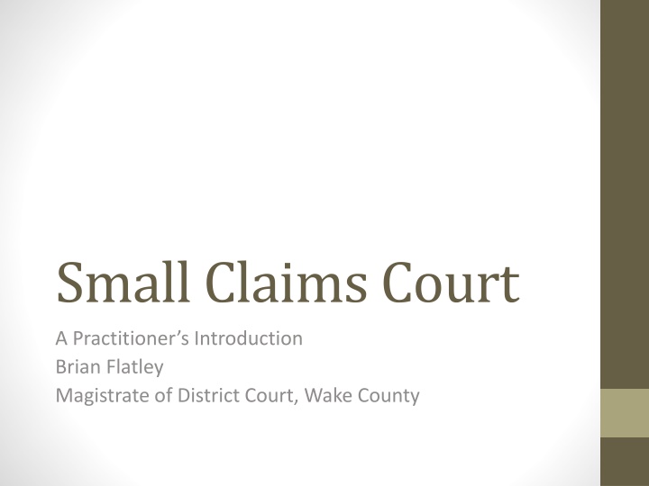 small claims court