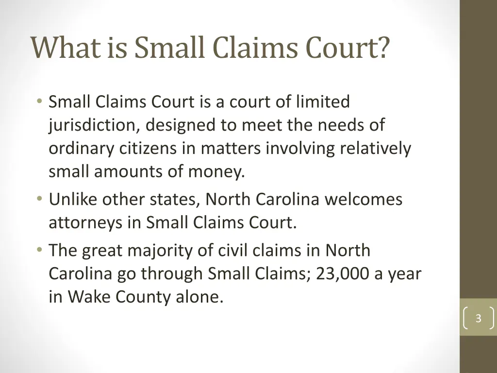 what is small claims court