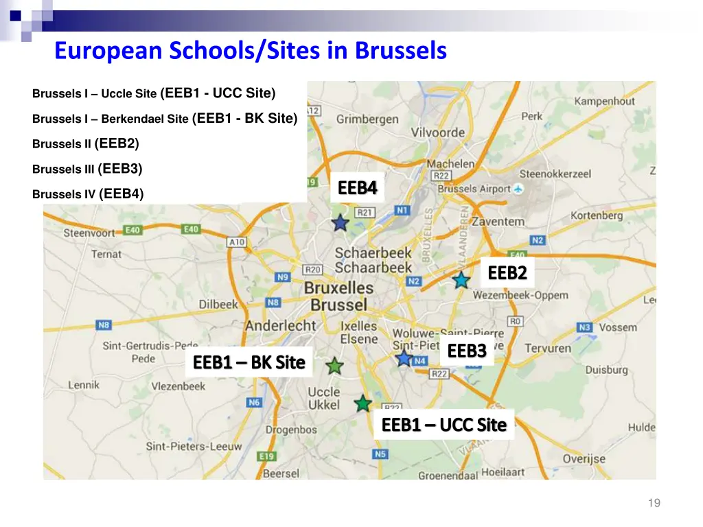 european schools sites in brussels