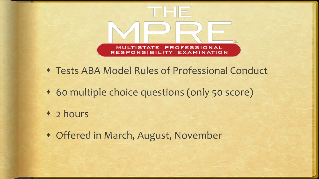 tests aba model rules of professional conduct