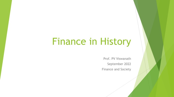 finance in history