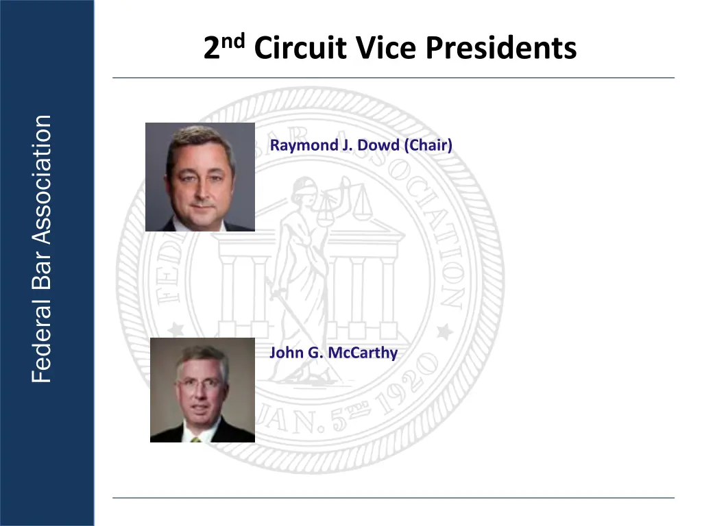 2 nd circuit vice presidents