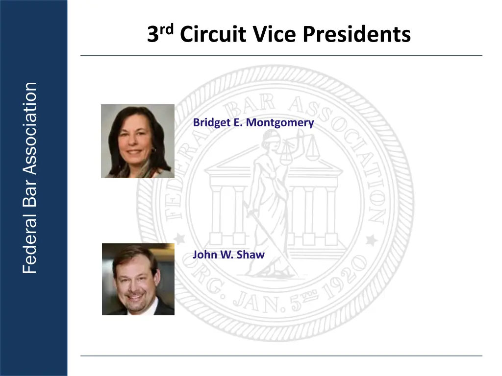 3 rd circuit vice presidents