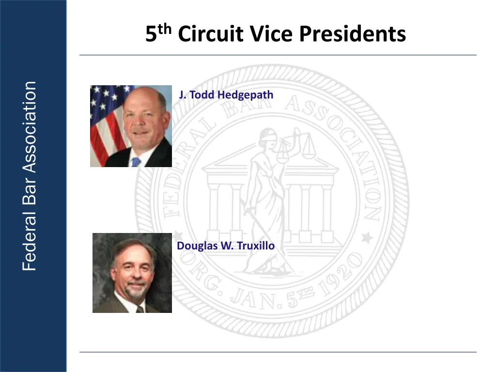 5 th circuit vice presidents