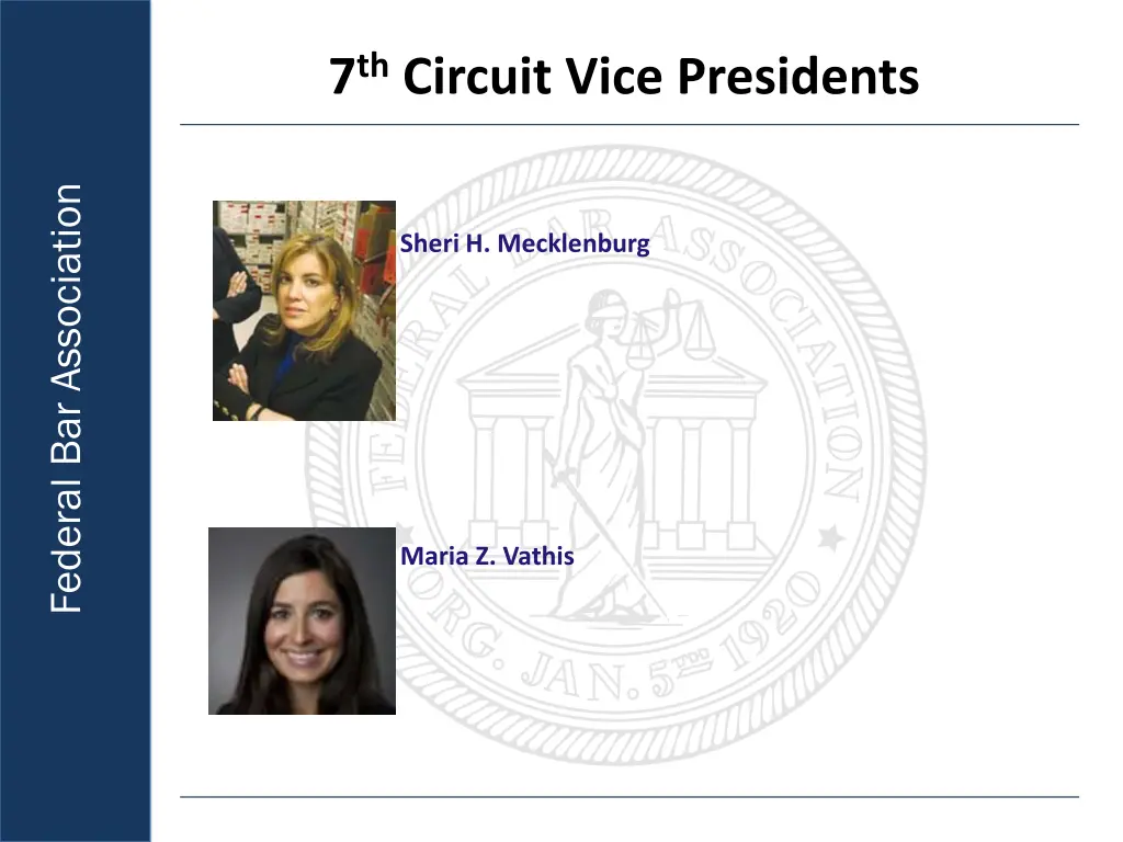 7 th circuit vice presidents