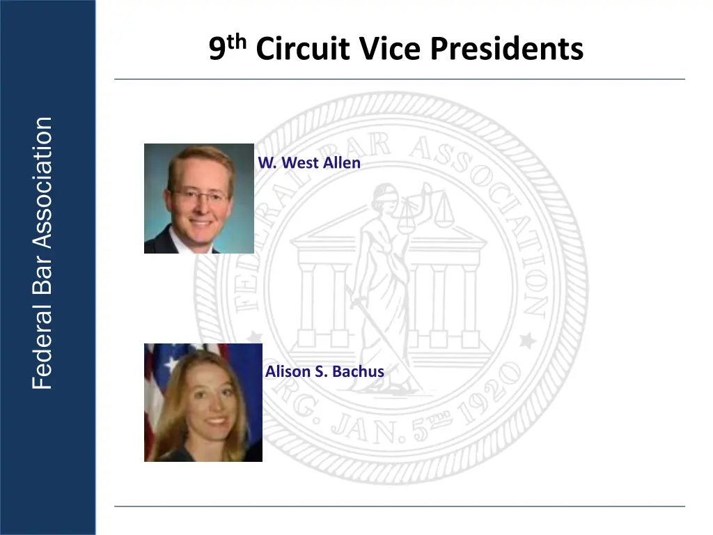 9 th circuit vice presidents