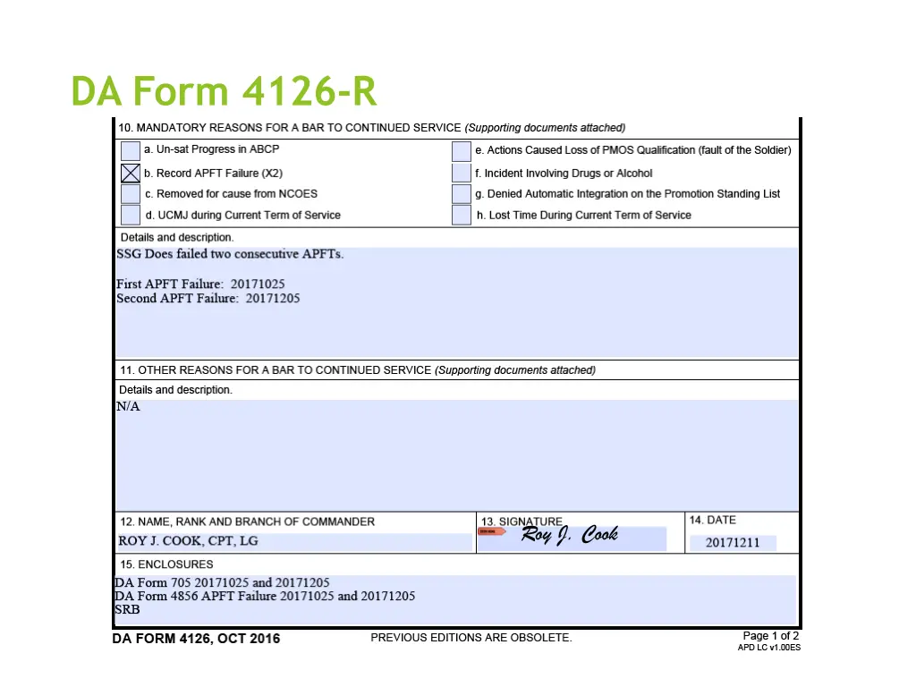 da form 4126 r 1