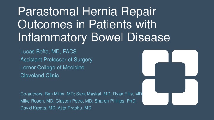 parastomal hernia repair outcomes in patients