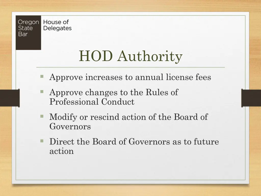 hod authority