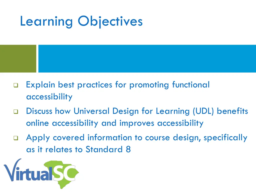 learning objectives