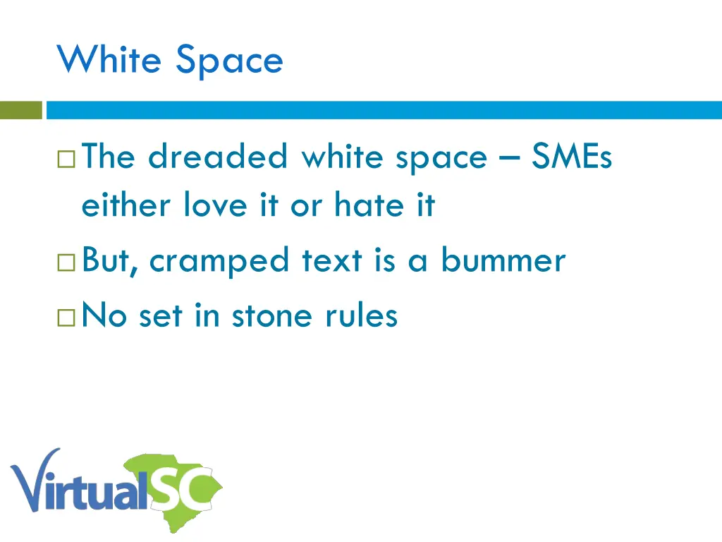 white space