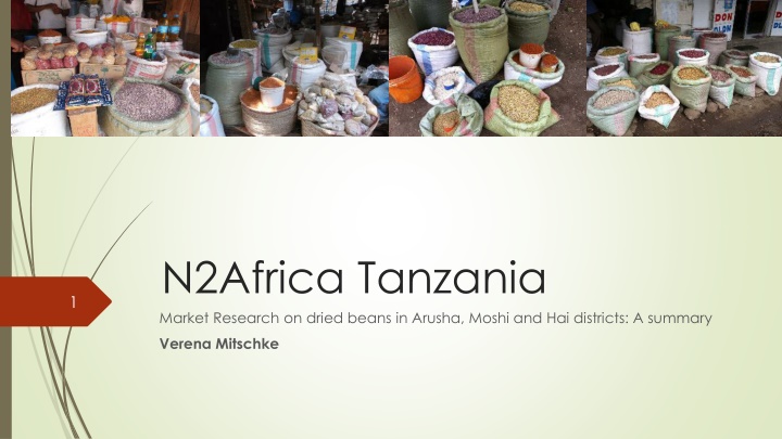 n2africa tanzania market research on dried beans