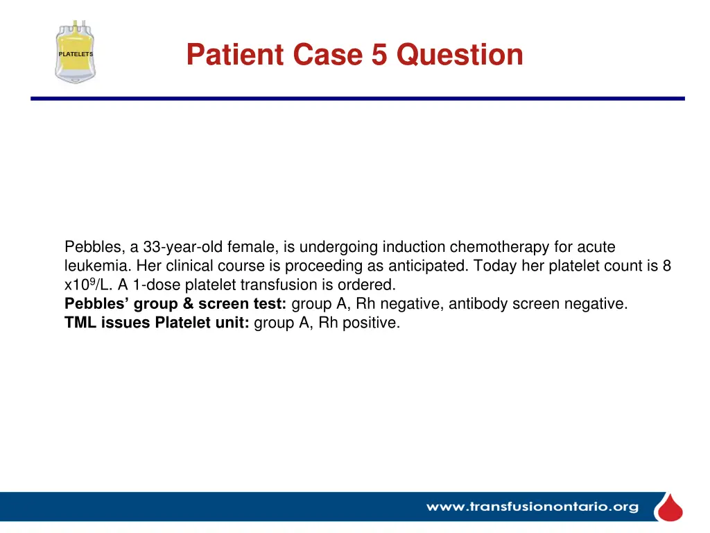 patient case 5 question