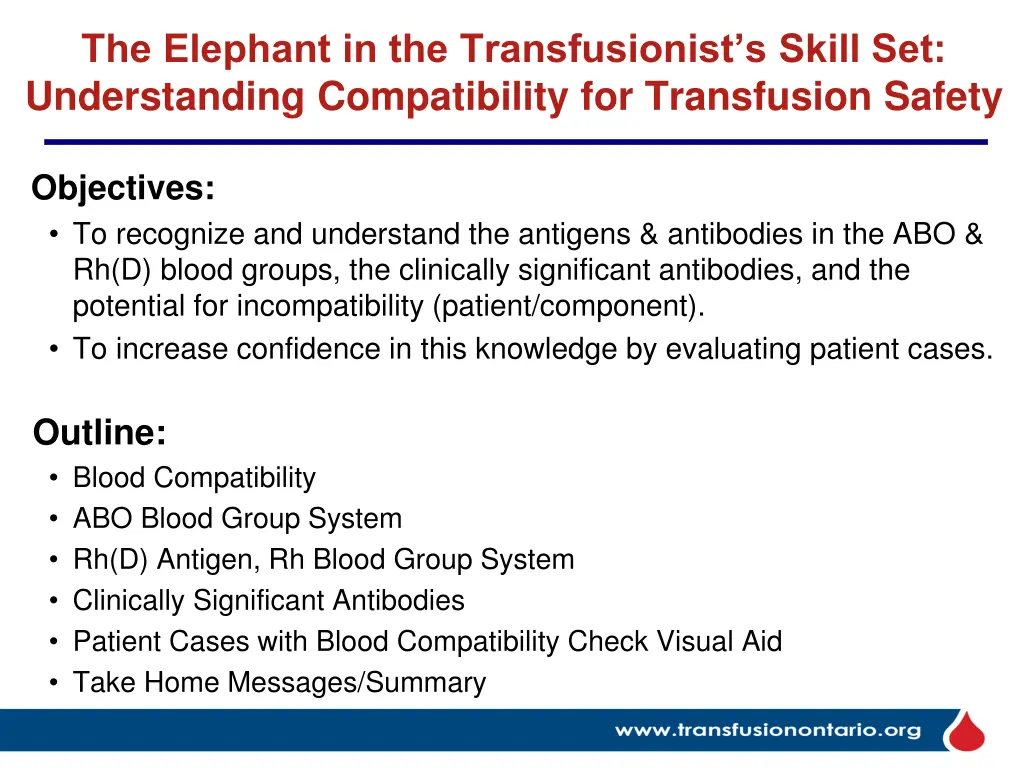 the elephant in the transfusionist s skill 1