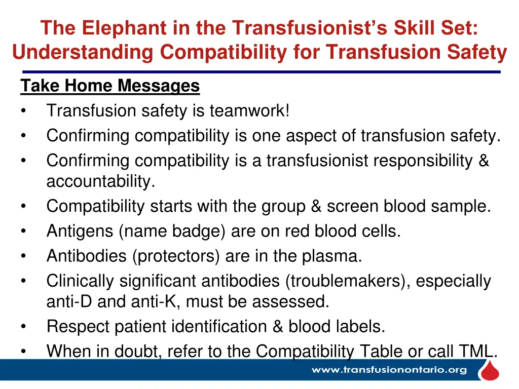 the elephant in the transfusionist s skill 2