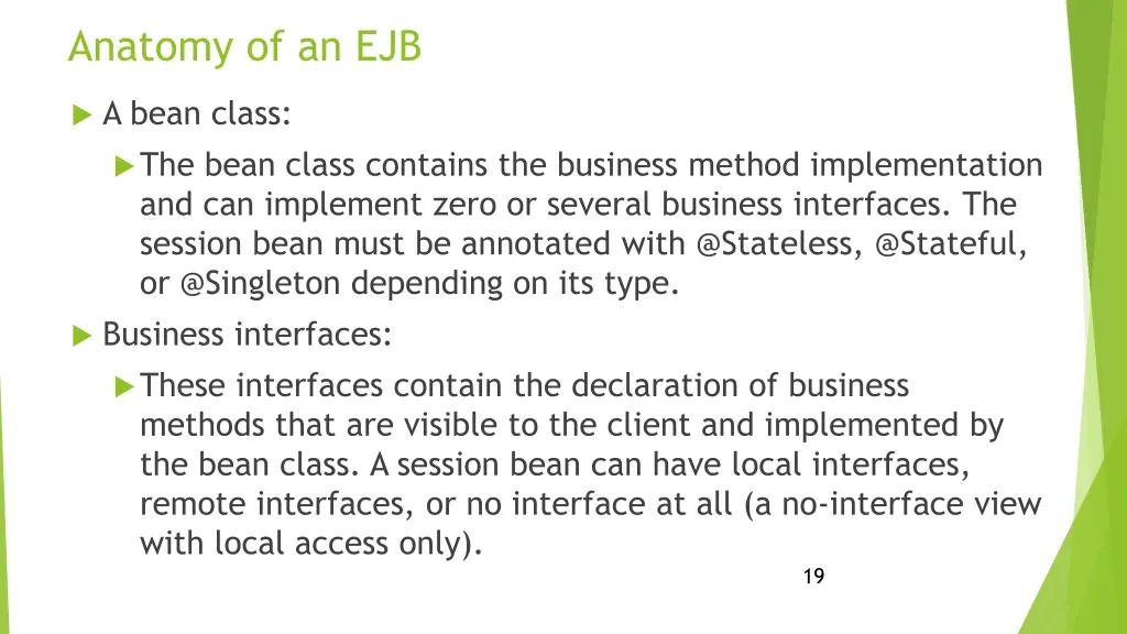 anatomy of an ejb