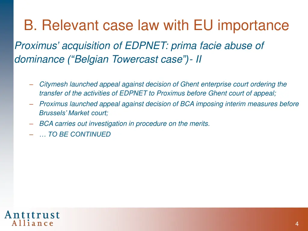 b relevant case law with eu importance 1