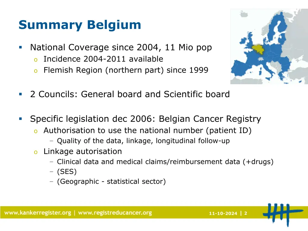 summary belgium