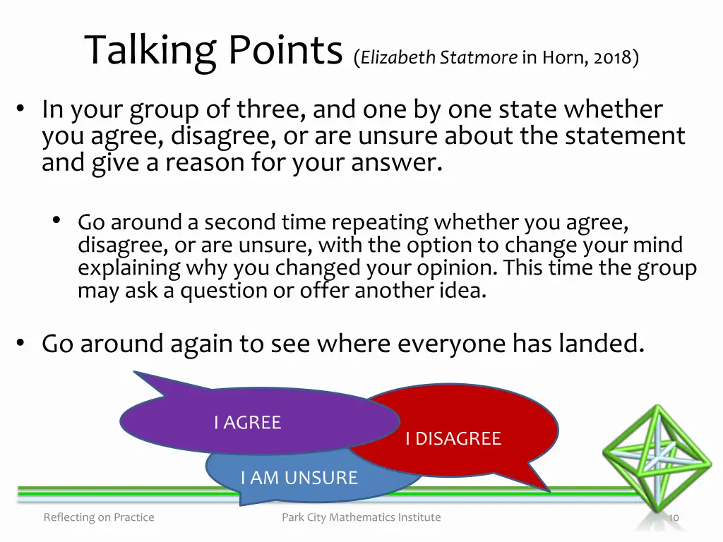 talking points elizabeth statmore in horn 2018 1