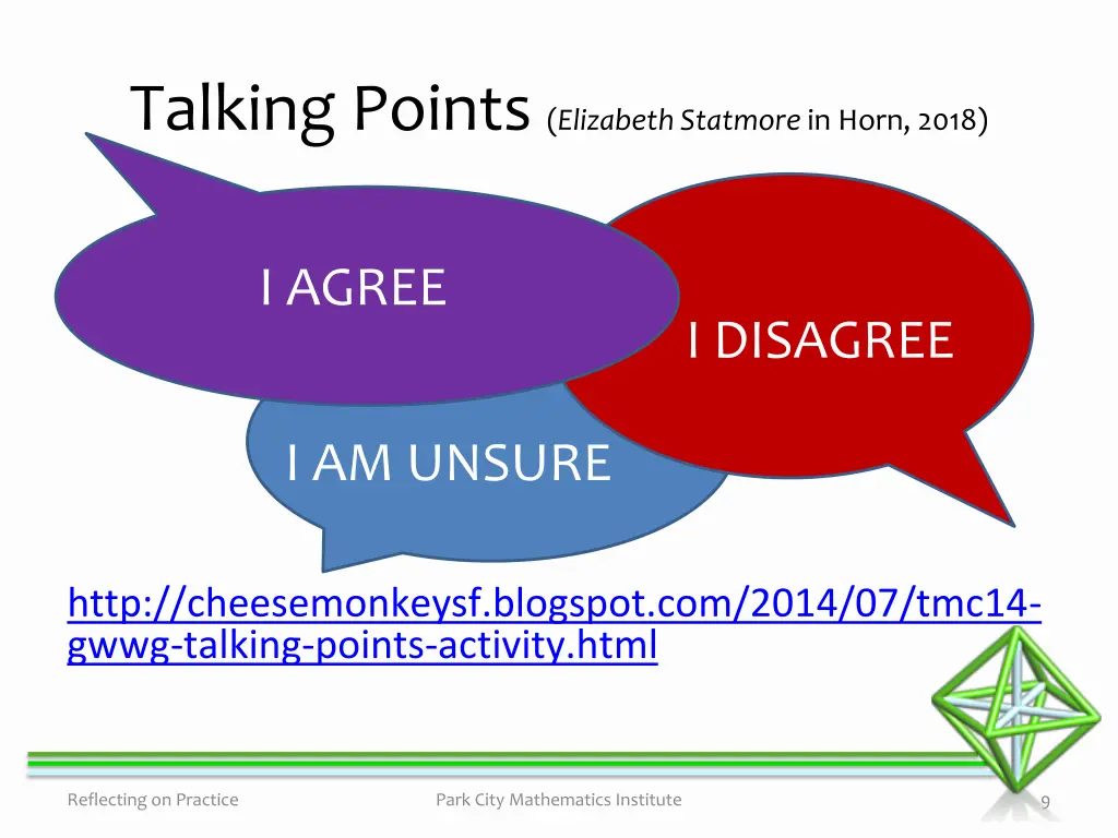 talking points elizabeth statmore in horn 2018