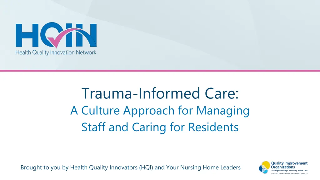 trauma informed care a culture approach